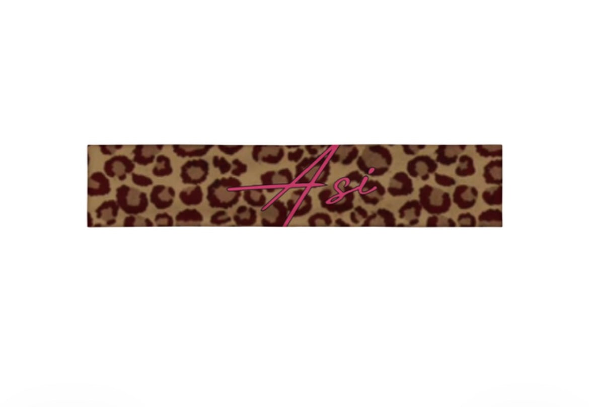 Cheetah Print Head Band