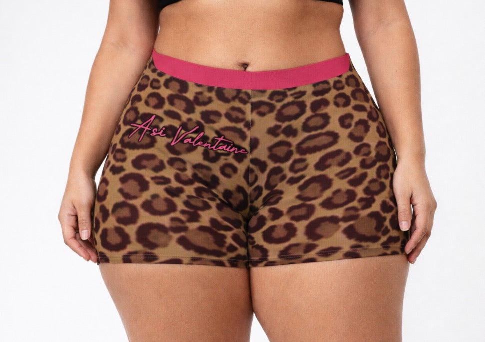 Cheetah Print Shorts